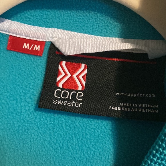 Spider Teal core sweater size M - Picture 9 of 11